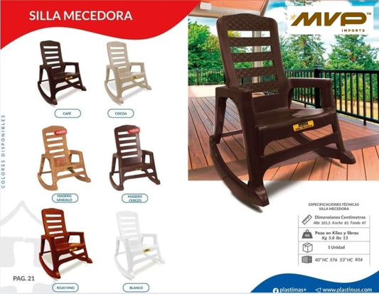 Silla Mecedora Plástica